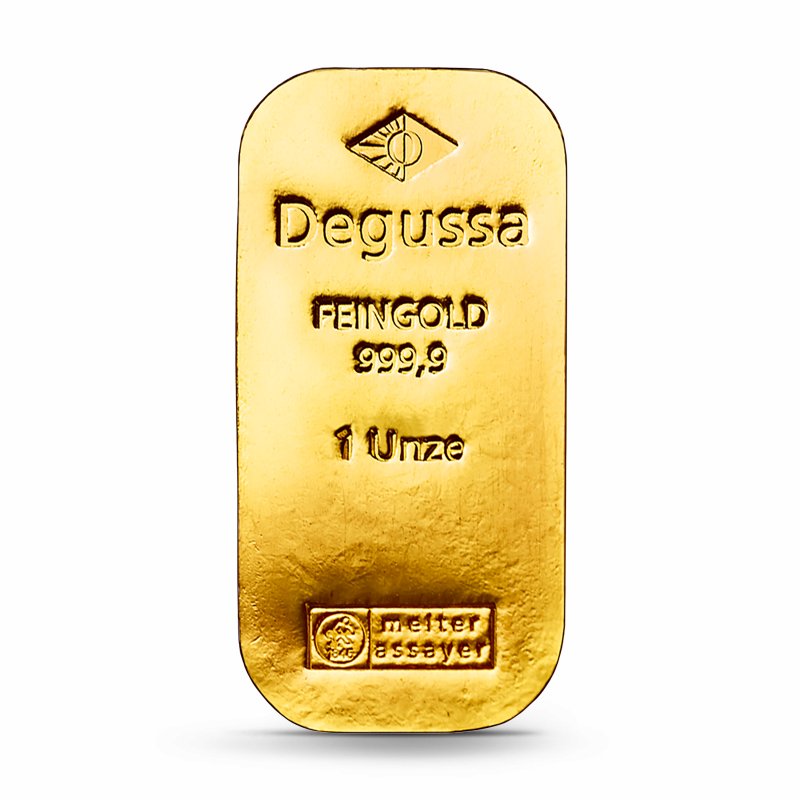 1 Oz Goldbarren (gegossen) Online Kaufen | Degussa